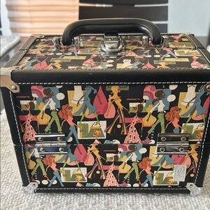 Caboodles Multicolor Abstract Makeup Case